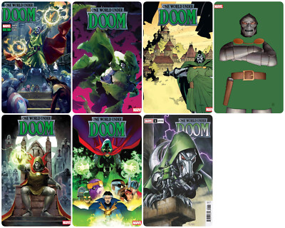 ONE WORLD UNDER DOOM #1 ** 7 COVER SET **PRESALE 02/12/2025