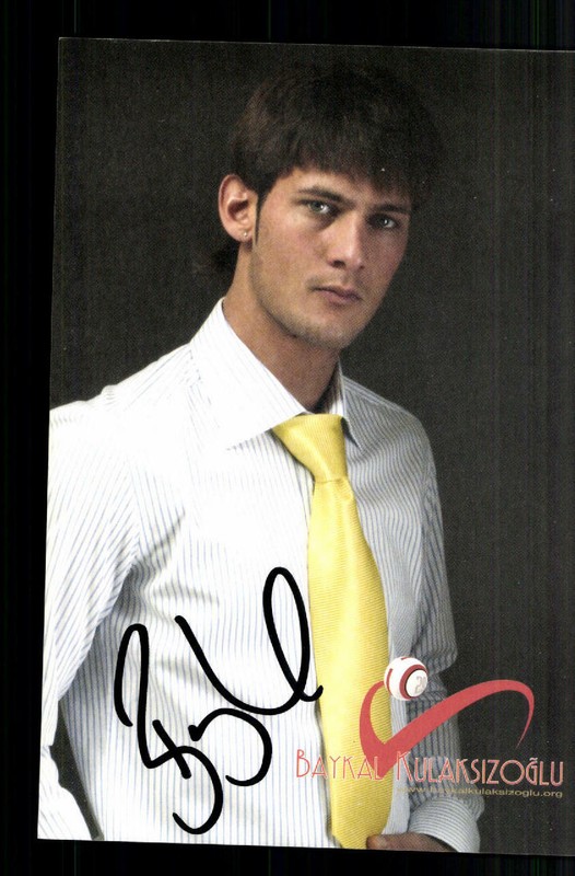 Baykal Kulaksizoglu Autogrammkarte Schweizer Nationalmannschaft Original
