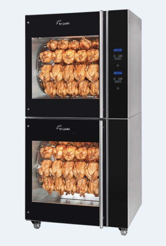 NEW Fri-Jado TDR7+7 P Double Electric Rotisserie Chicken Oven 208V 3PH 2023 TDR
