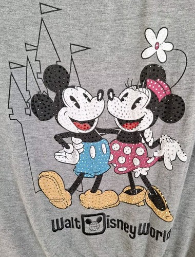 【Disney】Walt Disney World ミッキー＆ミニー クロップトップ Walt Disney Classics WDP Mickey Mouse Vintage Disneyland