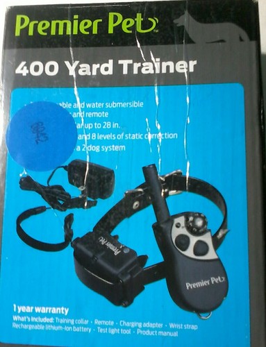 Premier Pet 400 Yard Remote Trainer with Tone/Beep and 8 Levels of Static Rech