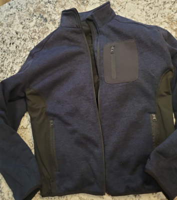 Heated sweater fleece jacket clearance