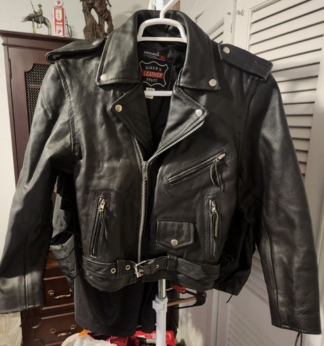 極渋‼️ 80〜90s VINTAGE LEATHER ITALY MOVE Rare Vintage 80s/90s Exlcusivos Baez Leather Brown