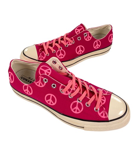 

НОВЫЕ кроссовки Converse Chuck 70 Ox Peace Pink Egret, мужские кроссовки, размер 12 167914C, Розовый, Converse Chuck 70 OX