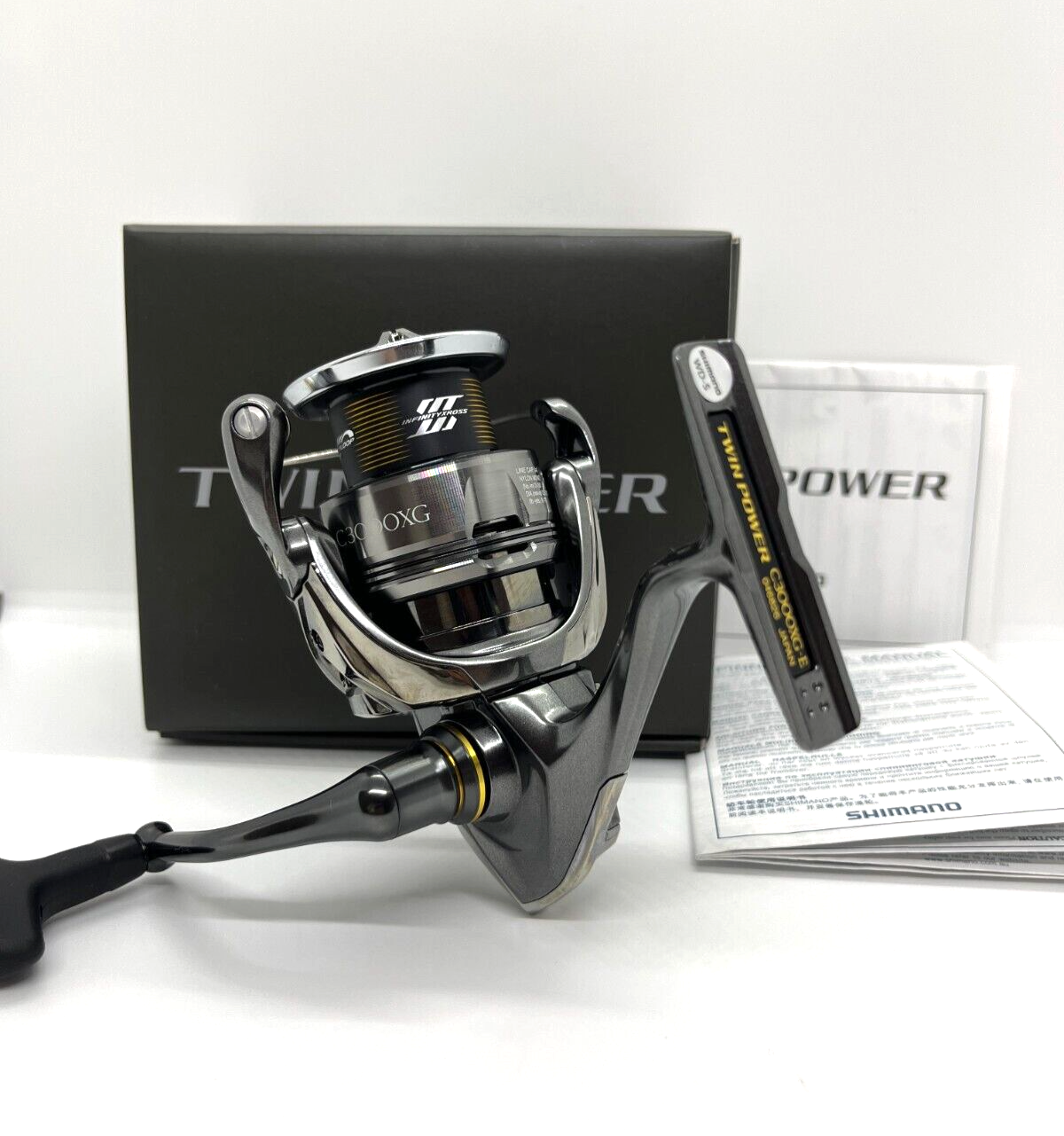 SHIMANO 24 TWIN POWER C3000XG NEW Spinning Reel Gear Ratio