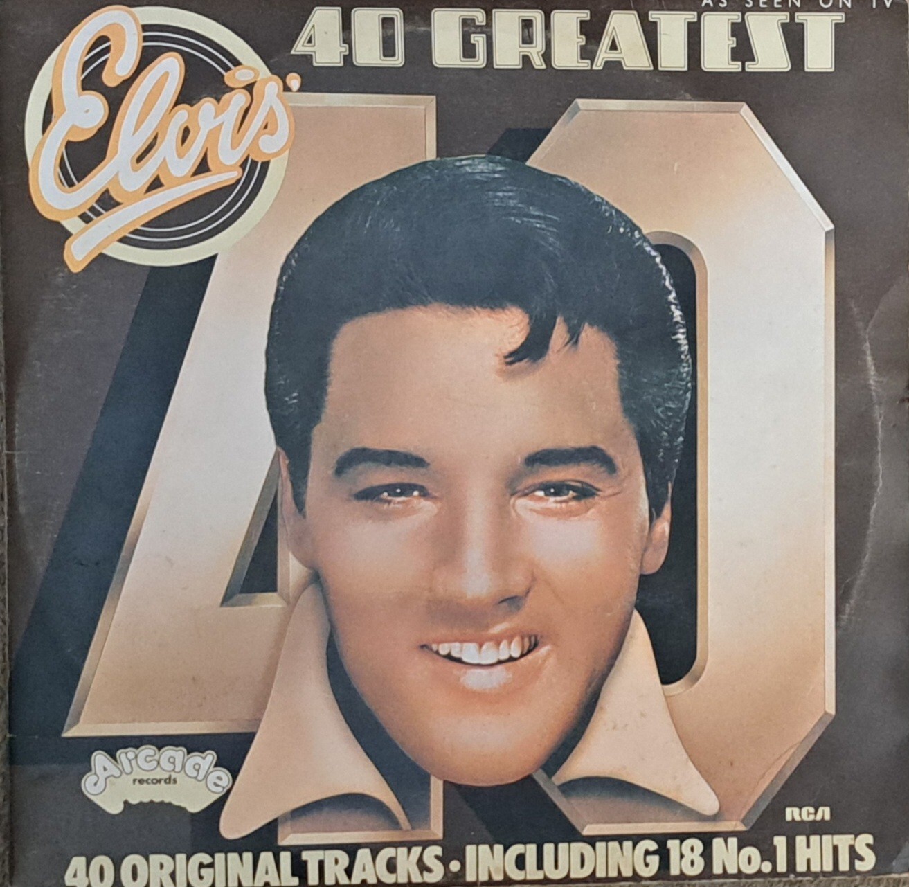 ELVIS PRESLEY - Elvis's 40 Greatest (Arcade ADE P 12) 12