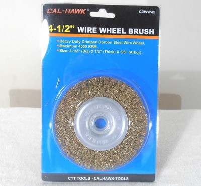 4 12quot  x 58quot ARBOR WIRE WHEEL BRUSH ANGLE GRINDER
