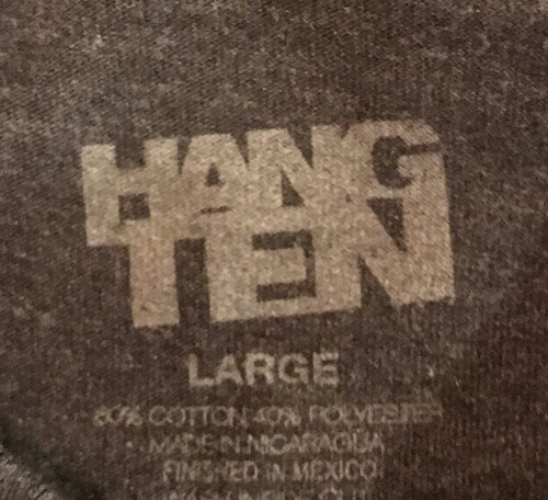 Vintage Style Hang Ten Tshirt Size Large