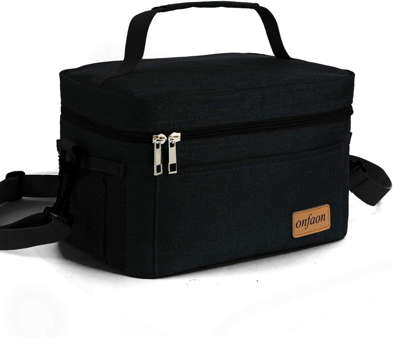 For Men/women, Insulated Reusable Lunch Box Leakproof Cooler Tote Bag