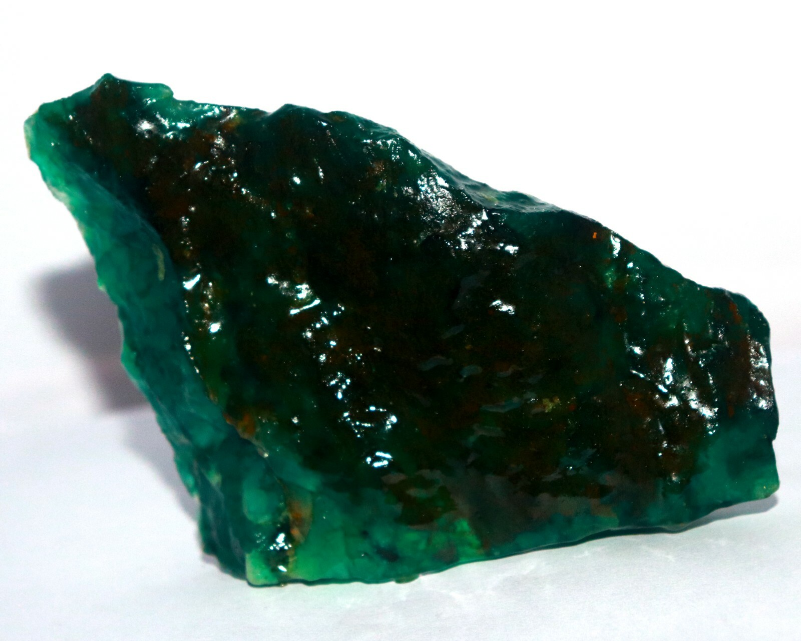 DYED 2839.20 Ct Certified Natural Green Emerald Rough & Raw
