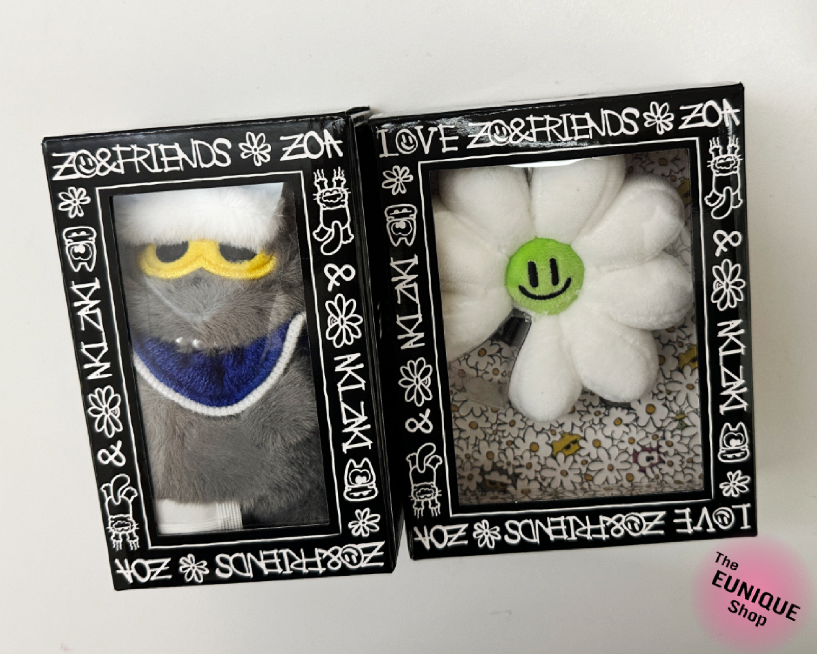 G-DRAGON official ZOA + A&NE PLUSH KEYCHAIN SET_ZO&FRIENDS