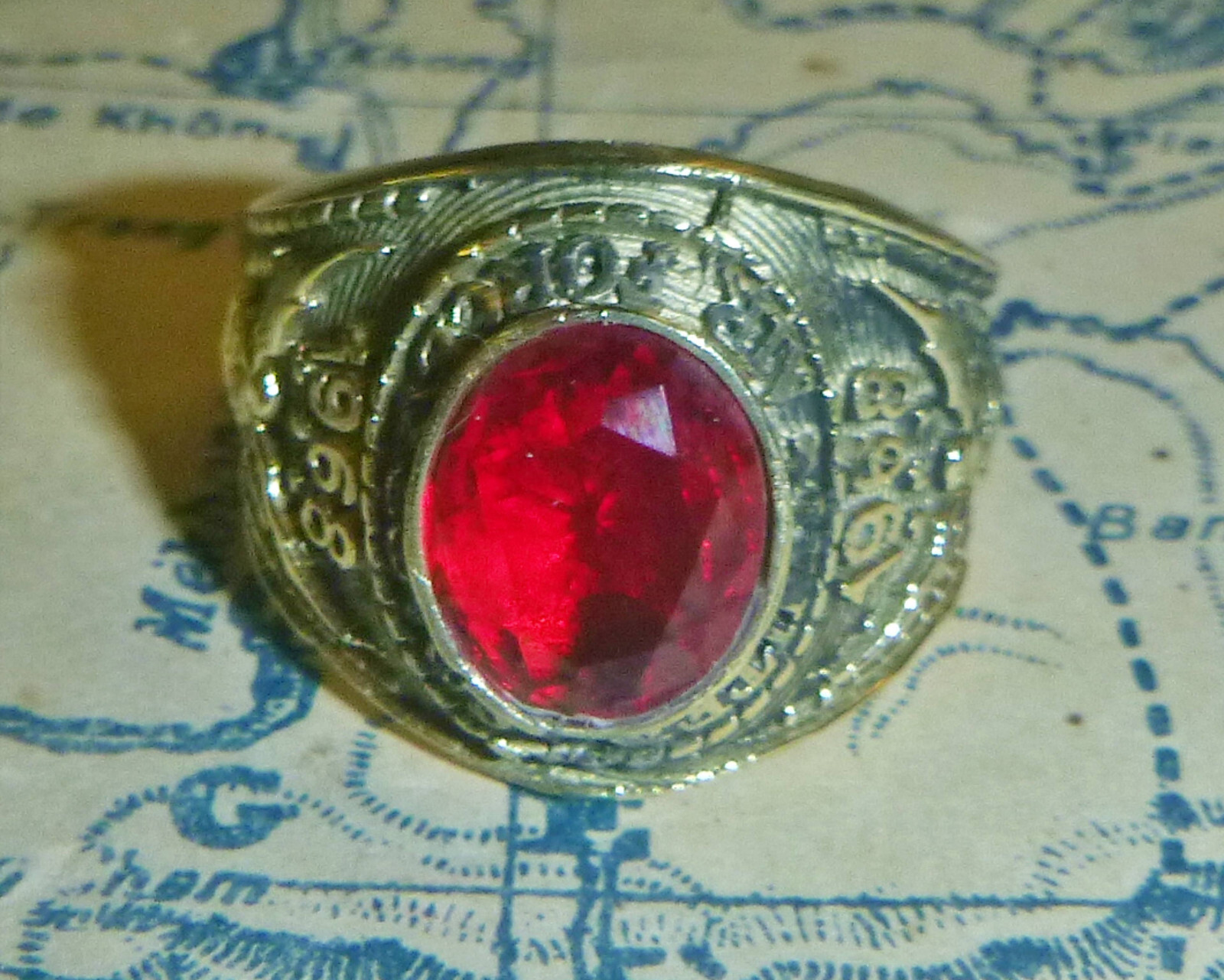 MENS RING - US AIR FORCE - USAF - 1968 - Size 9 - MED / LG