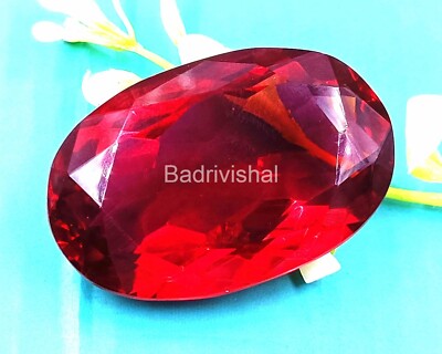 New Product 139.45 Natural Red Topaz IGL Certified Brazil Oval Cut Gemstone EUO