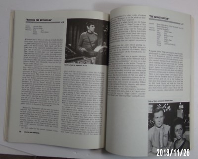 The Star Trek Compendium Book Revised 1989 Allan Asherman + Old Convention Flyer