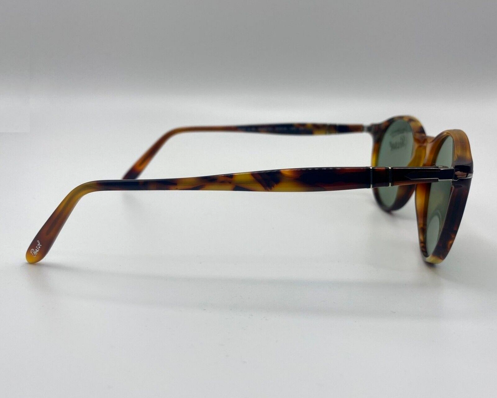 PERSOL PERSOL PO3092SM SUNGLASSES 9058/52 TORTOISE BROWN/GREEN LENS 50MM