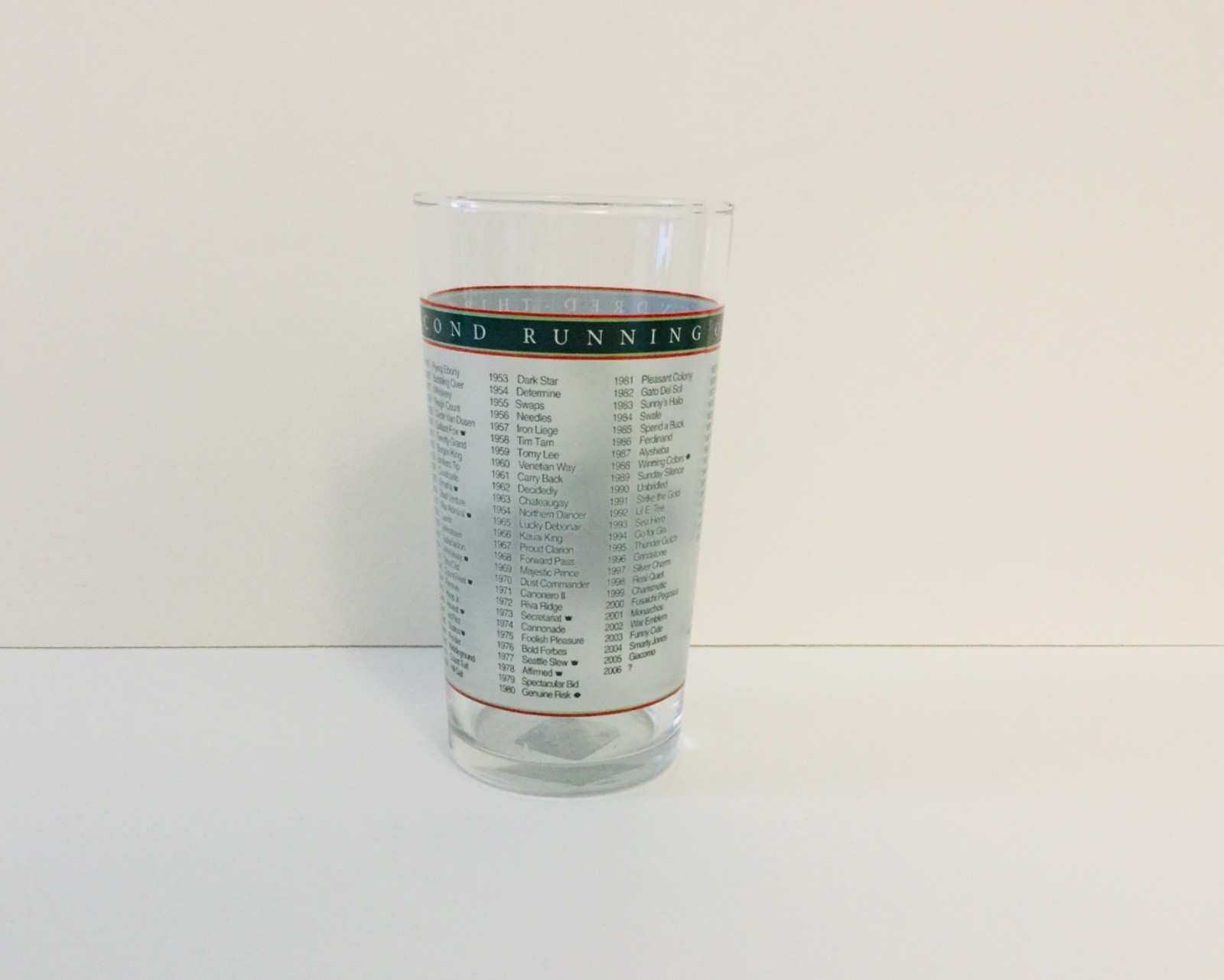 KENTUCKY DERBY Glass  132nd Running 2006  Churchill Downs  Official!