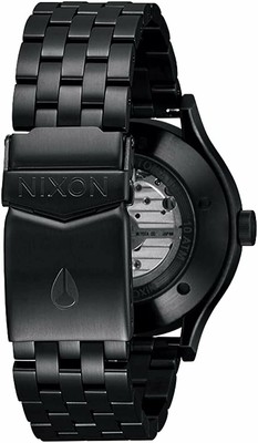 Pre-owned Nixon Spectra A1323-100m Water Resistant Unisex Automatic Fashion Watch (40mm... In Black / Gold