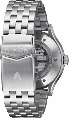 Pre-owned Nixon Spectra A1323-100m Water Resistant Unisex Automatic Fashion Watch (40mm... In Black / Gold