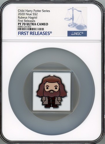 RUBEUS HAGRID HARRY POTTER 2020 NIUE 1oz Silver CHIBI Proof