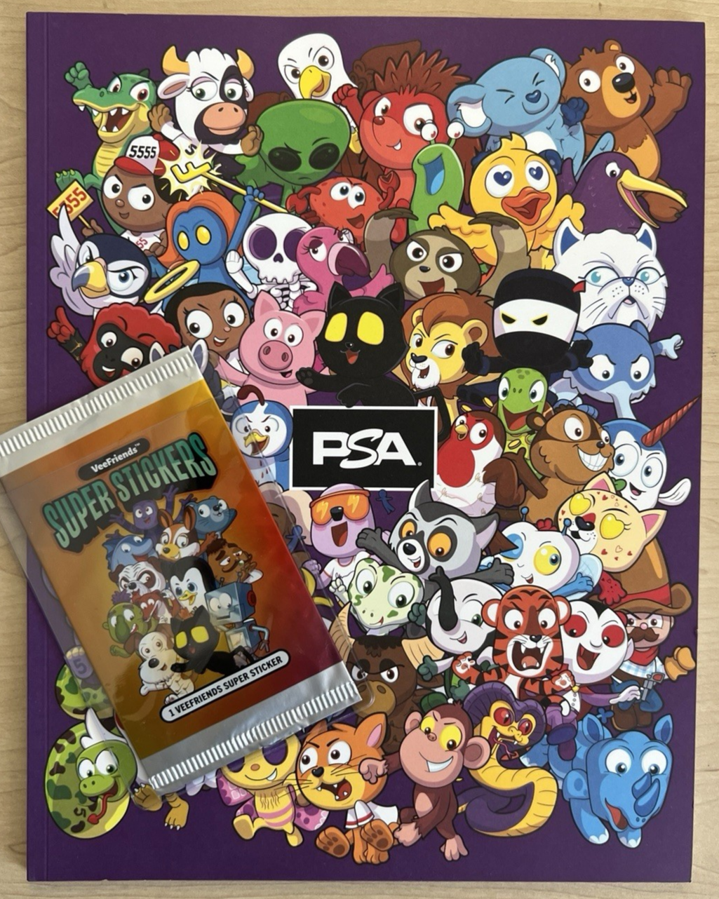 PSA Magazine Exclusive VeeFriends Super Stickers Booster