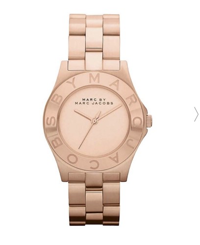 Marc Jacobs MBM3126 ゴールド腕時計 Marc By Marc Jacobs Blade Gold Dial Gold-tone Ladies Watch