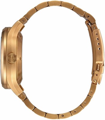 Pre-owned Nixon Spectra A1323-100m Water Resistant Unisex Automatic Fashion Watch (40mm... In Black / Gold