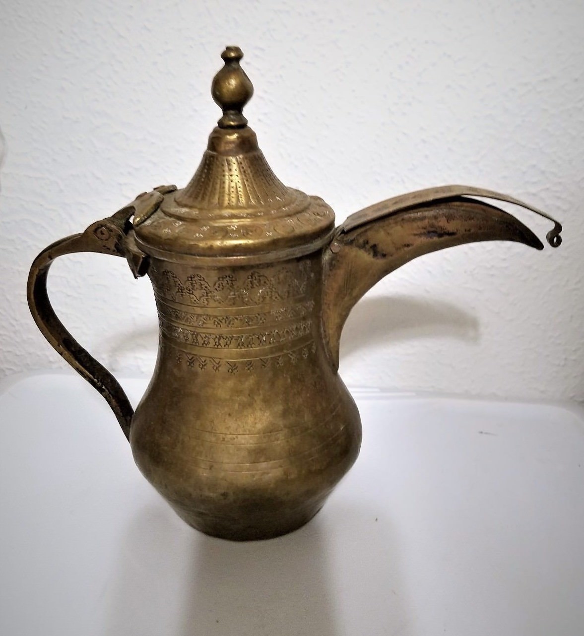 Antique Islamic Ottoman Arabic Bedouin Coffee Pot Dallah Oman Omani Nizwa