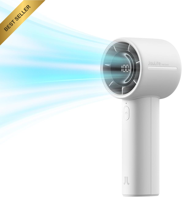 Handheld Turbo Fan 5000mAh 28H 5 Speed Strong Wind Mini Portable Travel