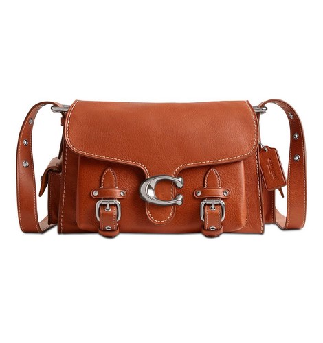 ❤️ Coach Western Tabby Silver/Burnished Amber CT721 Soft