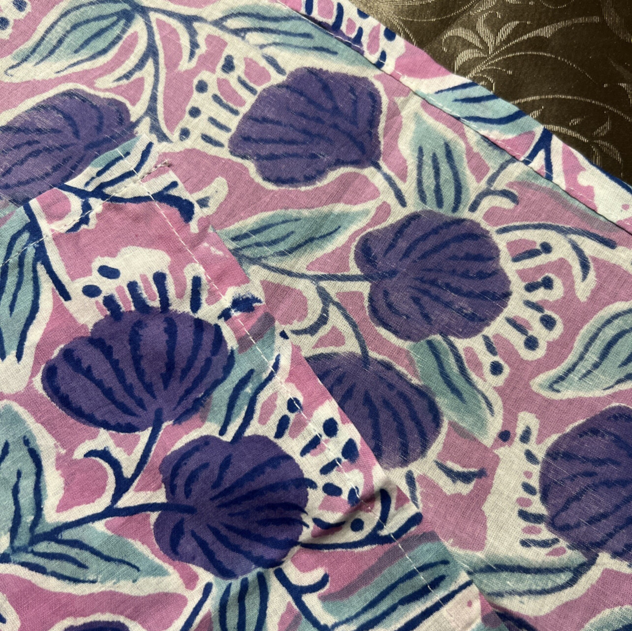 BOHO Bandanna/Scarf 100%cotton Gorgeous Block Print Patterns 20"x20"