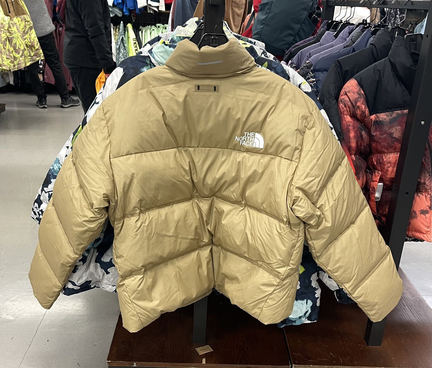 Pre-owned The North Face Mens Rmst Nuptse Down Jacket 700 Down /khaki Stone