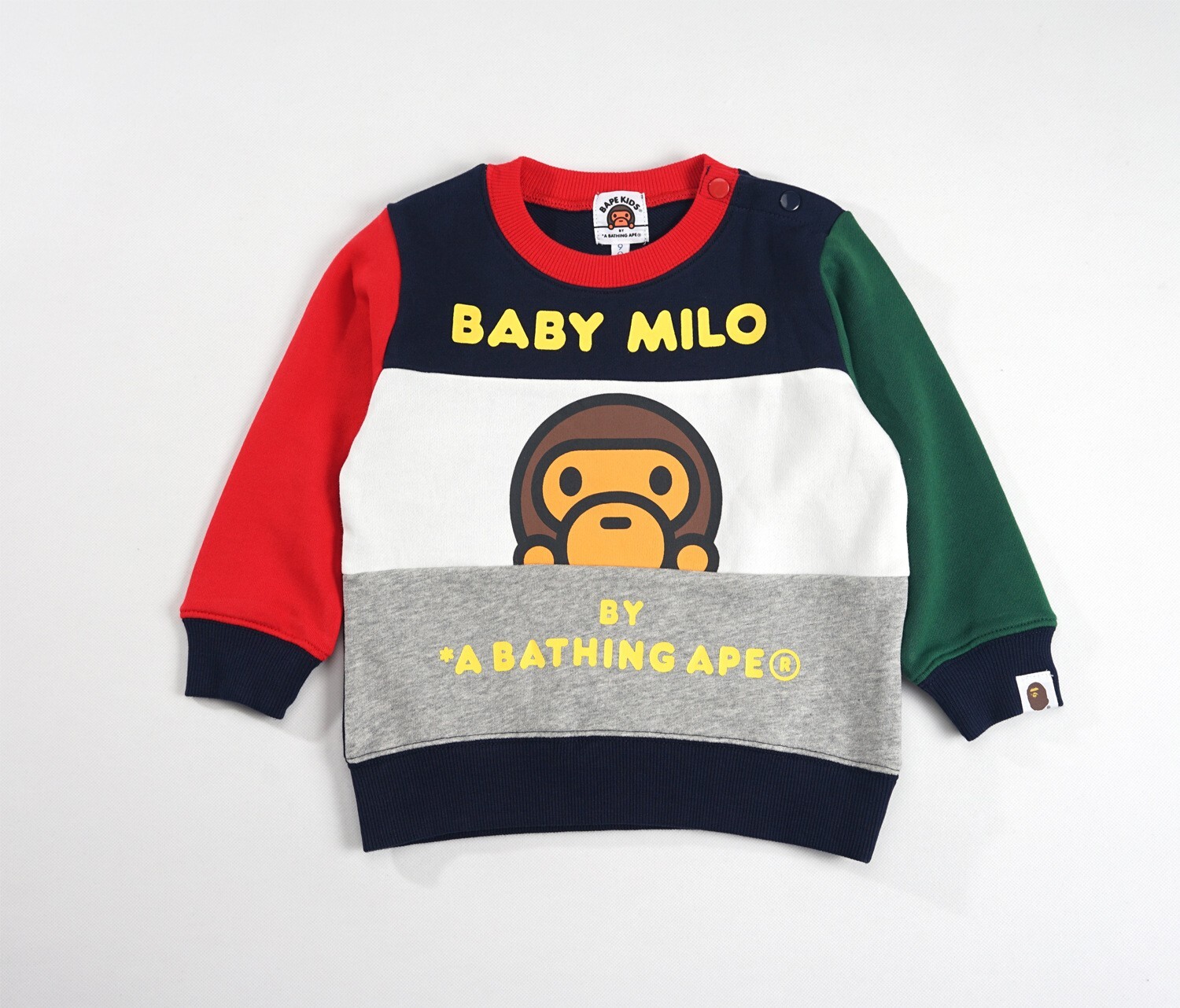 Japanese fashion brand terry monkey block color matching