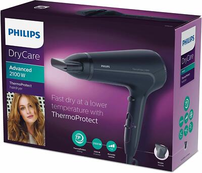 Philips Thermoprotect HP8230/00 secador de pelo 2100W, 3 temperaturas, negro