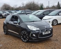 2013 CITROEN DS3 1.6 VTi DSTYLE PLUS 2 DOOR CONVERTIBLE BLACK ULEZ FREE