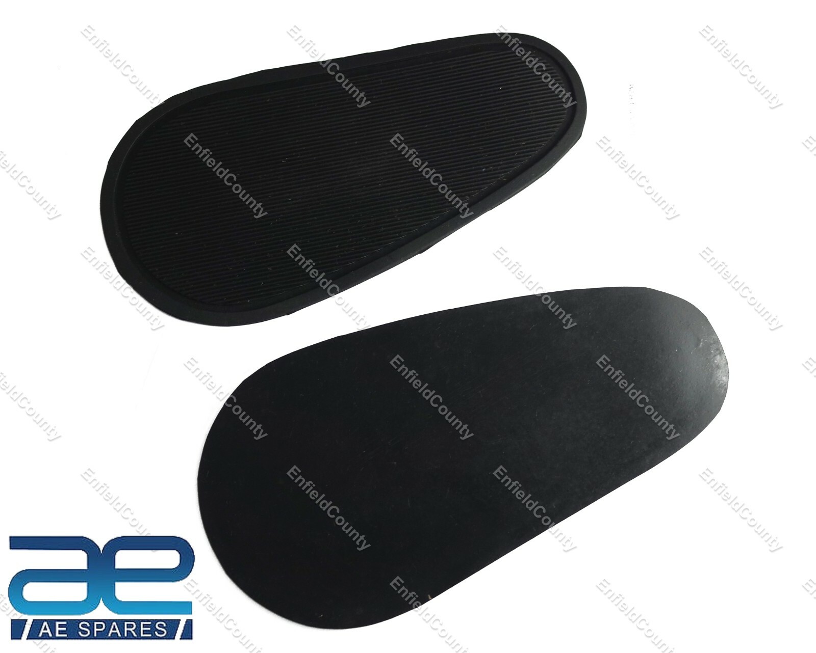 For Norton Dominator Wideline Late Model Petrol Gas Fuel Tank Knee Grip Pair 