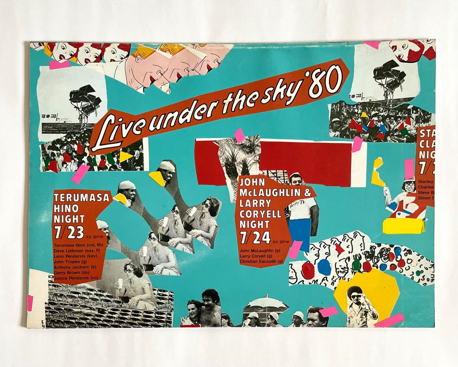 LIVE UNDER THE SKY 1980 JAPAN TOUR BOOK Jazz John McLaughlin