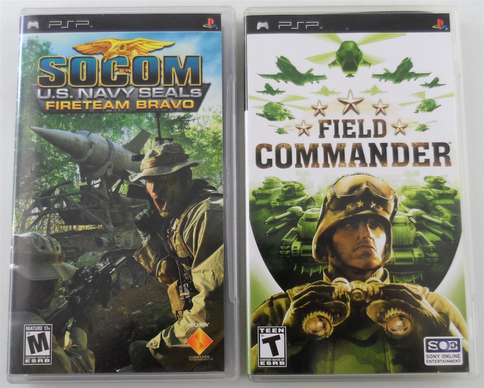 Field Commander and SOCOM U.S. Navy SEALs Fireteam Bravo PSP