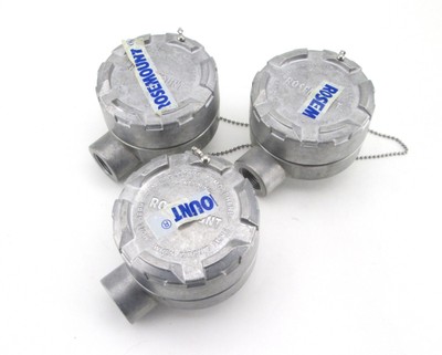 Lot of 3 - Rosemount Model 79 Connection Head  NOS