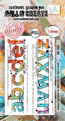 AALL And Create A8 Photopolymer Clear Stamp Set-ABC CBA! 5A0022ZX-1G62C
