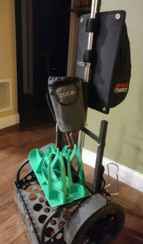 Zuca EZ Go Disc Golf Cart With Attachments