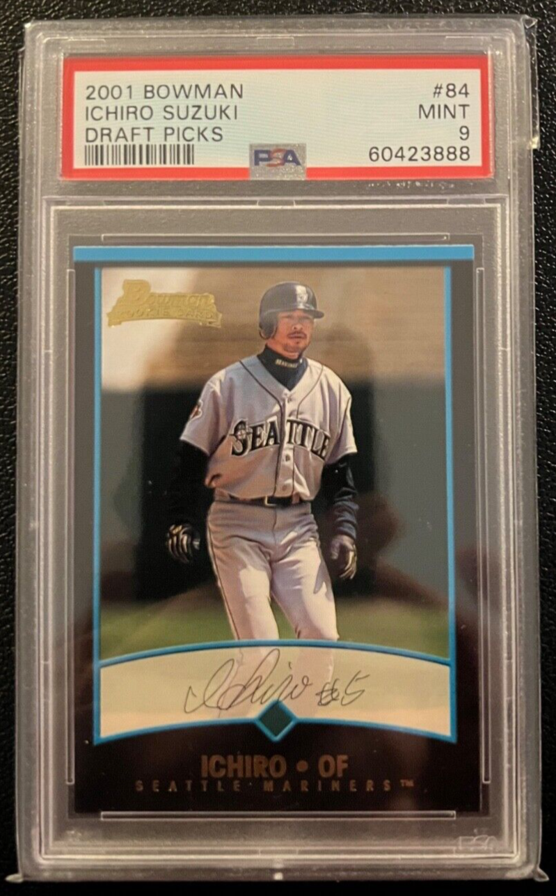 【PSA9 RC】2001 Bowman Ichiro Suzuki イチロー Ichiro Suzuki Autographed 2001 Bowman Chrome XFractor