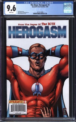 THE BOYS: HEROGASM #1 CGC 9.6 WHITE PAGES // DYNAMITE ENTERTAINMENT 2009