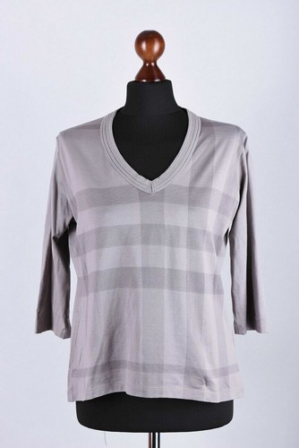 Burberry London Red Label Classic V Neck Light Jumper Size L