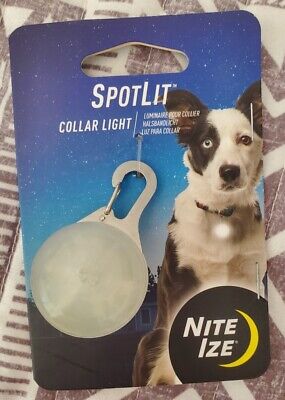Nite Ize SpotLit Pet Collar Light Glow or Flash Batteries Included NEW
