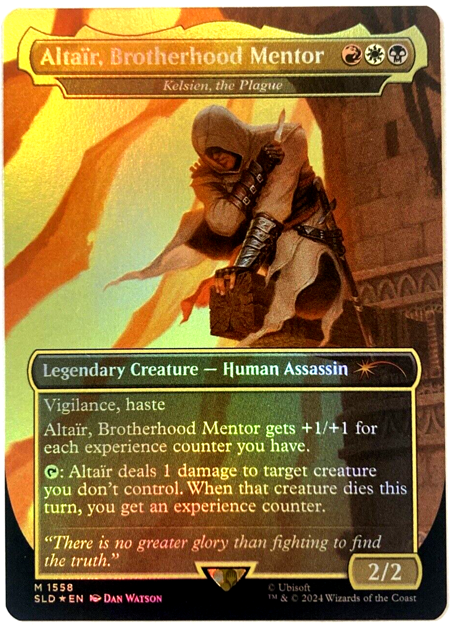 MTG Altair, Brotherhood Mentor RAINBOW FOIL Secret Lair