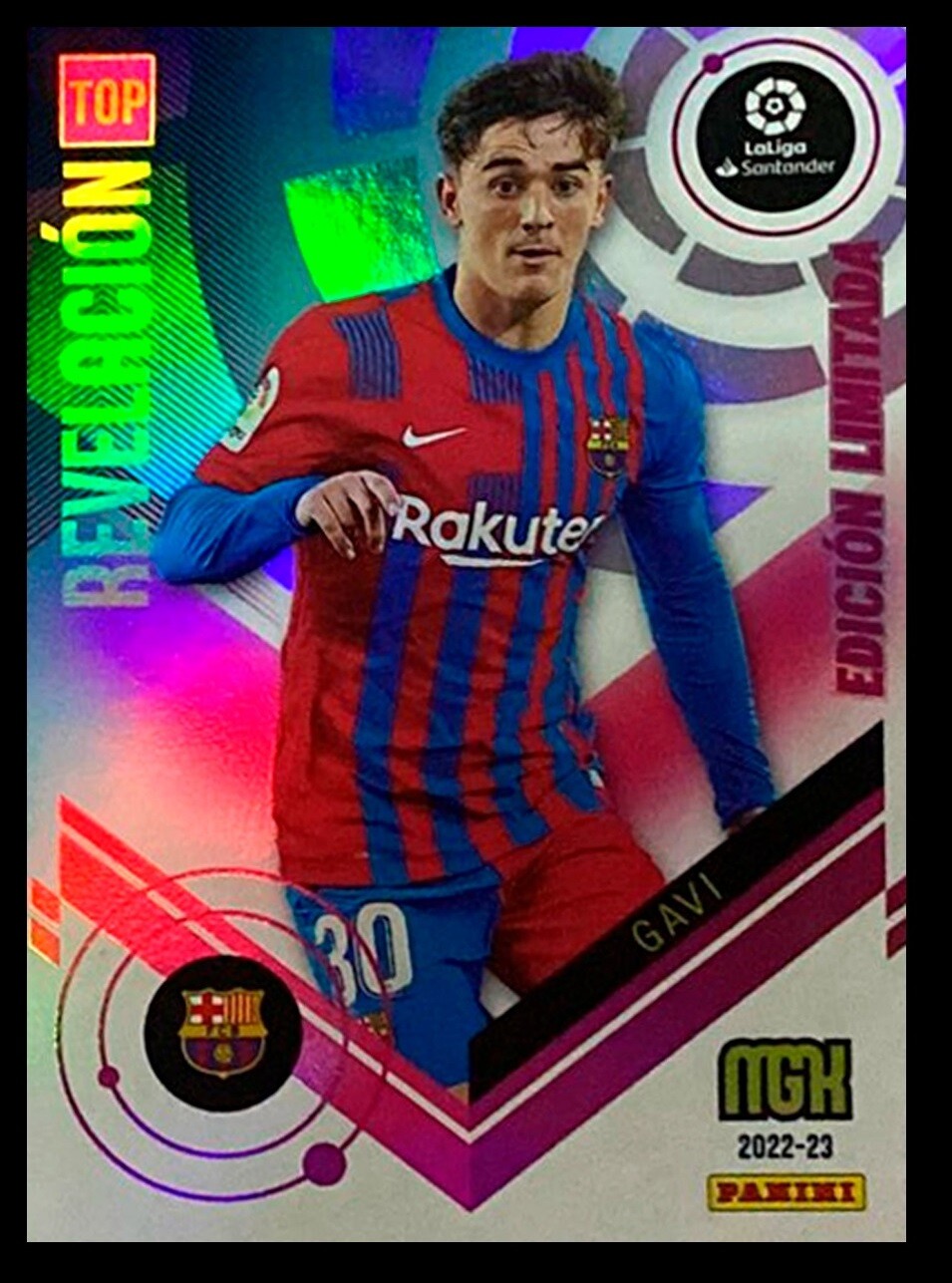 💥 2022 GAVI LIMITED EDITION Panini Megacracks BARCELONA TOP