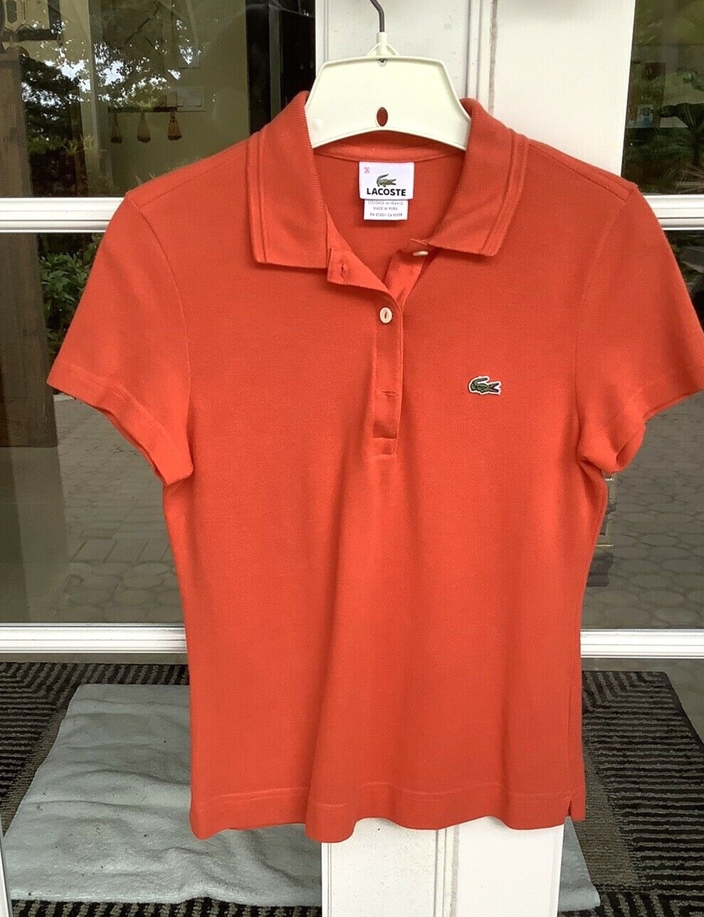 Tシャツ・カットソー LACOSTE Woman Polo Shirt Multicolor PF5462 HD9 Lacoste PF5462 - Women's Stretch Cotton Pique Polo $91.08