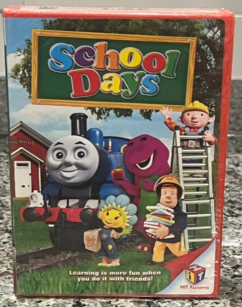 バレンタイン [DVD] w17b8b5 School Days (DVD, 2009) New Thomas & Friends Barney Bob The