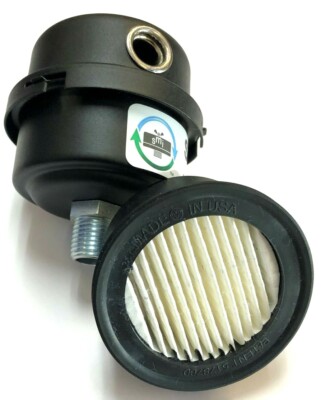 SOLBERG FS-04-025 FILTER SILENCER 1/4'' INLET 2-3/4'' TALL x 2-3/8' WIDE USA MADE