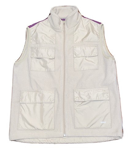 Stussy Outer Gear Size Medium Zip Up Vest Purple/Beige | eBay